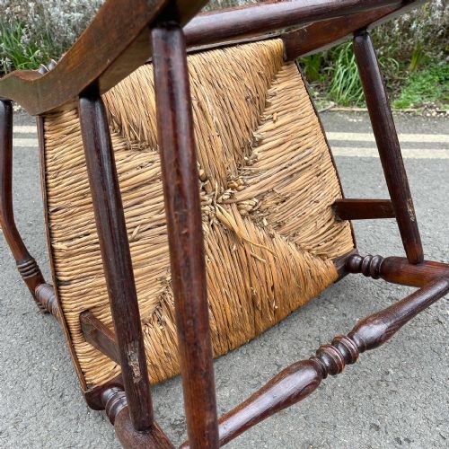 NINETEENTH CENTURY SUSSEX ARMCHAIR - ADDITIONAL PHOTO 1