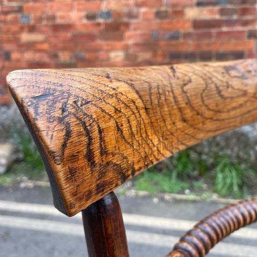 NINETEENTH CENTURY SUSSEX ARMCHAIR - ADDITIONAL PHOTO 6