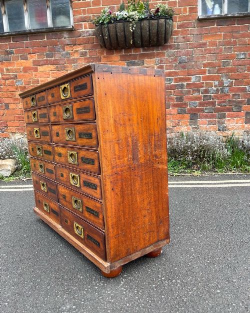 NINETEENTH CENTURY HABERDASHERY DRAWERS - ADDITIONAL PHOTO 5