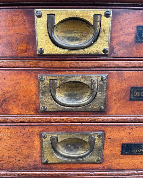 NINETEENTH CENTURY HABERDASHERY DRAWERS - ADDITIONAL PHOTO 8