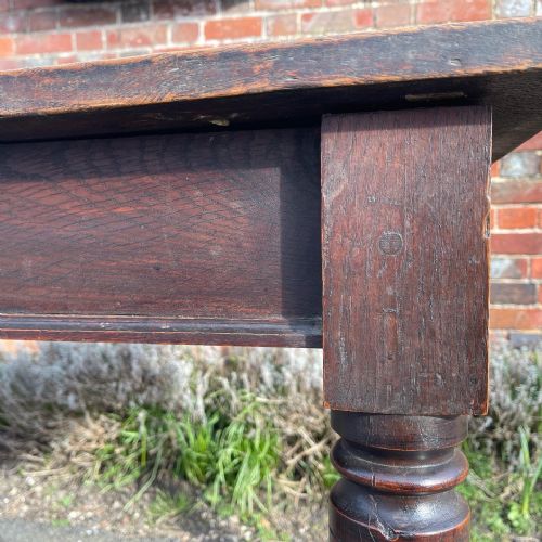 NINETEENTH CENTURY OAK TABLE - ADDITIONAL PHOTO 2