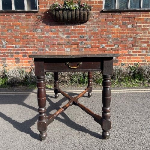 NINETEENTH CENTURY OAK TABLE - ADDITIONAL PHOTO 3
