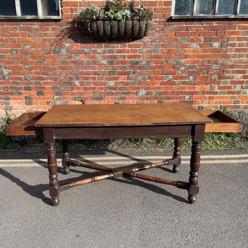 NINETEENTH CENTURY OAK TABLE - ADDITIONAL PHOTO 5
