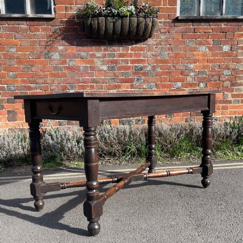NINETEENTH CENTURY OAK TABLE - ADDITIONAL PHOTO 8