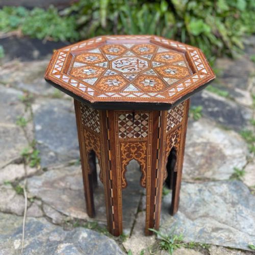 libertys eastern bazaar work table - CATEGORY: ANTIQUE TABLES - DATED 1890