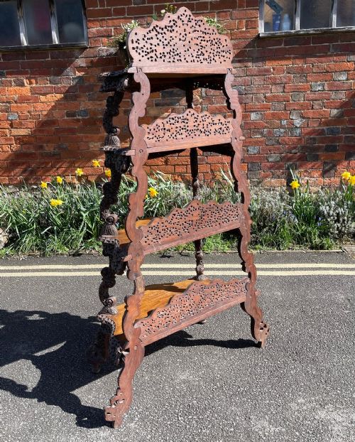 BURMESE TEAK WHATNOT - ADDITIONAL PHOTO 1