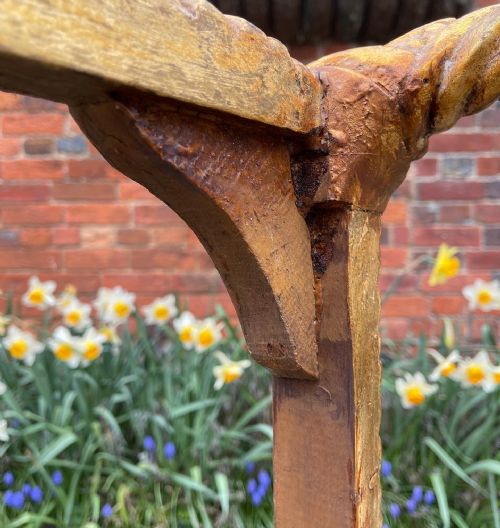 LARGE SCALE GILTWOOD ROPE STOOL IN THE FOURNIER STYLE - ADDITIONAL PHOTO 2