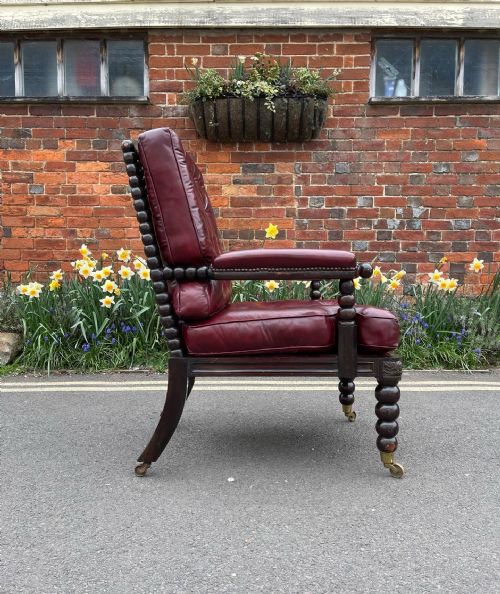 nineteenth century bobbin turned armchair - CATEGORY: ANTIQUE CHAIRS - DATED 19TH CENTURY