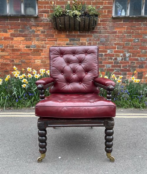 NINETEENTH CENTURY BOBBIN TURNED ARMCHAIR - ADDITIONAL PHOTO 1
