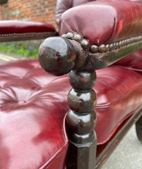 NINETEENTH CENTURY BOBBIN TURNED ARMCHAIR - ADDITIONAL PHOTO 6