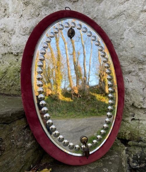 sorcerer type mirror - CATEGORY: ANTIQUE MIRRORS - DATED 19TH CENTURY