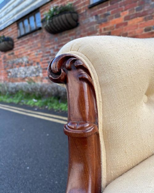 NINETEENTH CENTURY REVOLVING ARMCHAIR - ADDITIONAL PHOTO 2