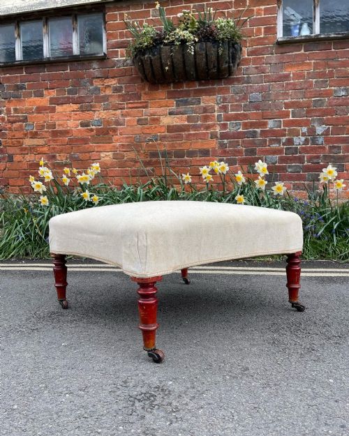 continental shaped stool - CATEGORY: ANTIQUE STOOLS - DATED 1890