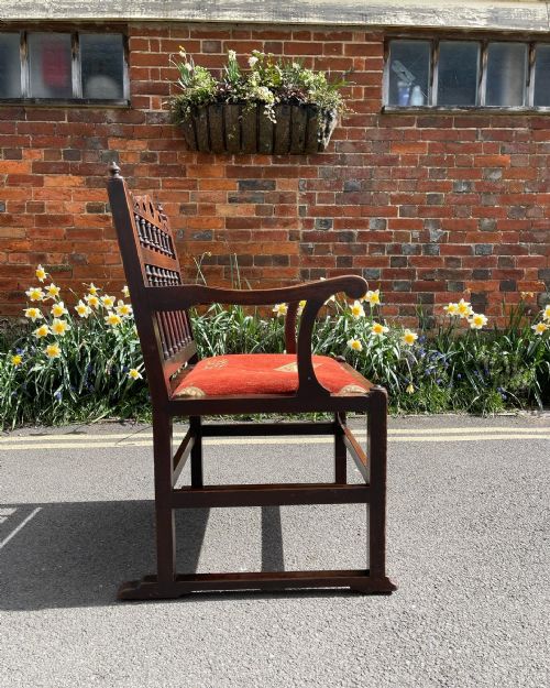 GEORGIAN DRUNKARDS ARMCHAIR - ADDITIONAL PHOTO 3