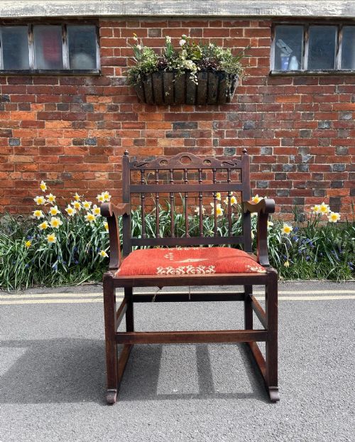 GEORGIAN DRUNKARDS ARMCHAIR - ADDITIONAL PHOTO 4