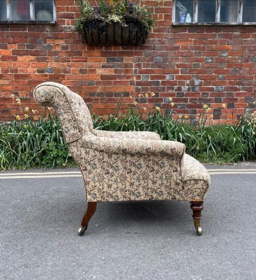 SMALL HOWARD AND SONS ARMCHAIR - ADDITIONAL PHOTO 1