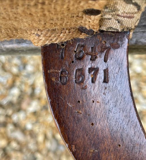 SMALL HOWARD AND SONS ARMCHAIR - ADDITIONAL PHOTO 5