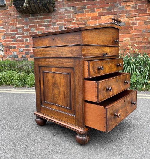 GEORGE IV ROSEWOOD DAVENPORT - ADDITIONAL PHOTO 1