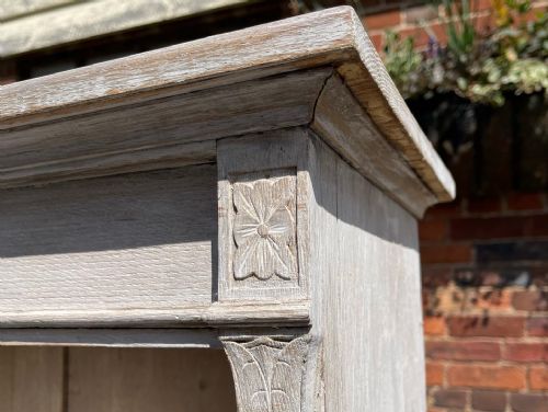 PAIR OF VICTORIAN LIME WASHED OAK BOOKCASES - ADDITIONAL PHOTO 1