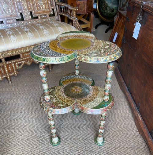 kashmiri table - CATEGORY: ANTIQUE TABLES - DATED 19TH CENTURY