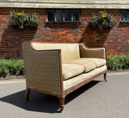 nineteenth century mahogany sofa - CATEGORY: ANTIQUE SOFAS - DATED 1880