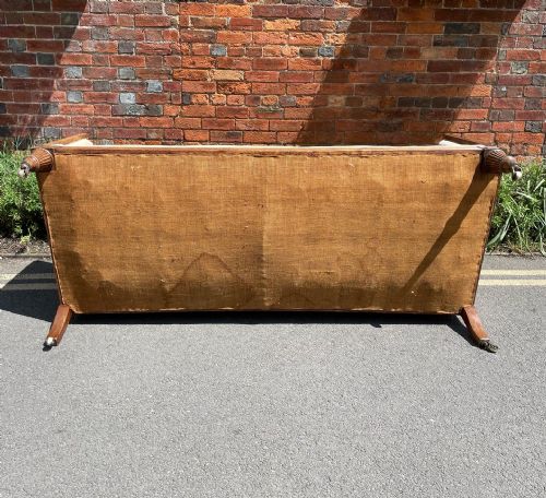 NINETEENTH CENTURY MAHOGANY SOFA - ADDITIONAL PHOTO 3