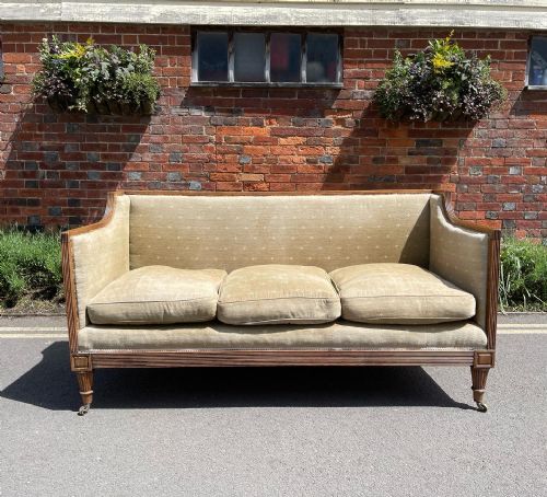 NINETEENTH CENTURY MAHOGANY SOFA - ADDITIONAL PHOTO 7