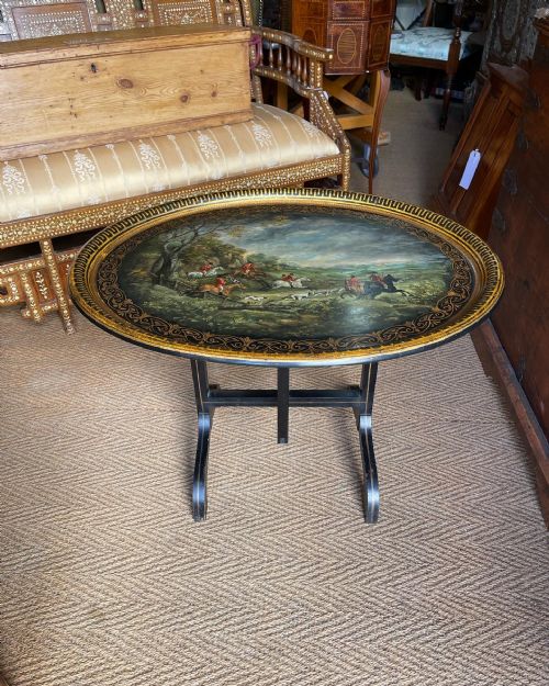 NINETEENTH CENTURY TRAY TABLE - ADDITIONAL PHOTO 2
