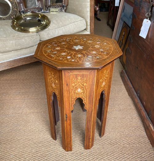 libertys moorish table - CATEGORY: ANTIQUE TABLES - DATED 1900