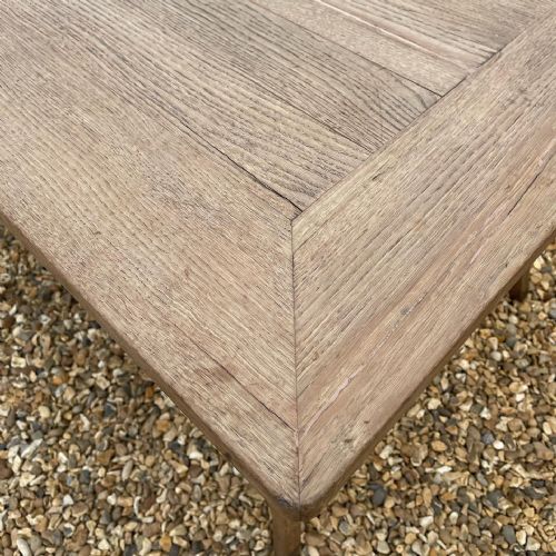 NINETEENTH CENTURY FRENCH OAK TABLE - ADDITIONAL PHOTO 1