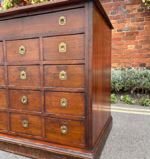 NINETEENTH CENTURY BANK OF DRAWERS - ADDITIONAL PHOTO 4