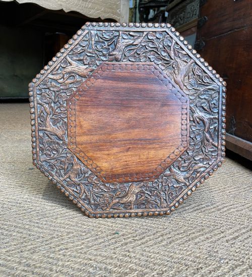 NORTH INDIAN PADAUK TABLE - ADDITIONAL PHOTO 1