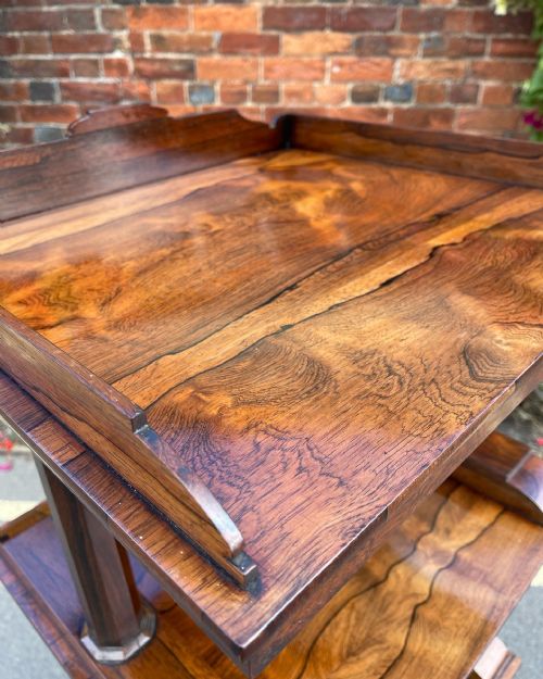NINETEENTH CENTURY ROSEWOOD WHATNOT - ADDITIONAL PHOTO 3