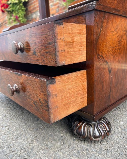 NINETEENTH CENTURY ROSEWOOD WHATNOT - ADDITIONAL PHOTO 4