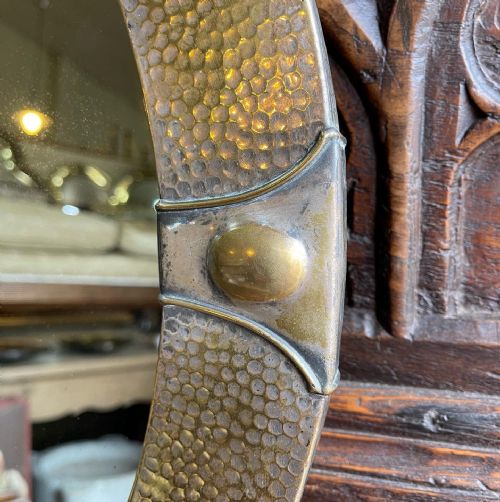 ARTS AND CRAFTS COPPER MIRROR - ADDITIONAL PHOTO 1