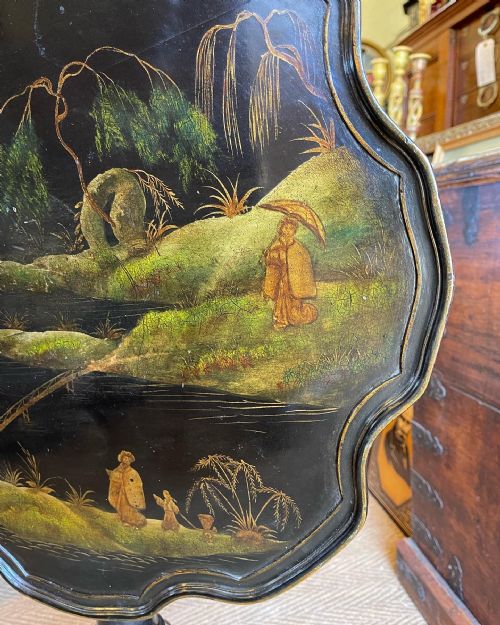 CHINOISERIE PEDESTAL TABLE - ADDITIONAL PHOTO 6