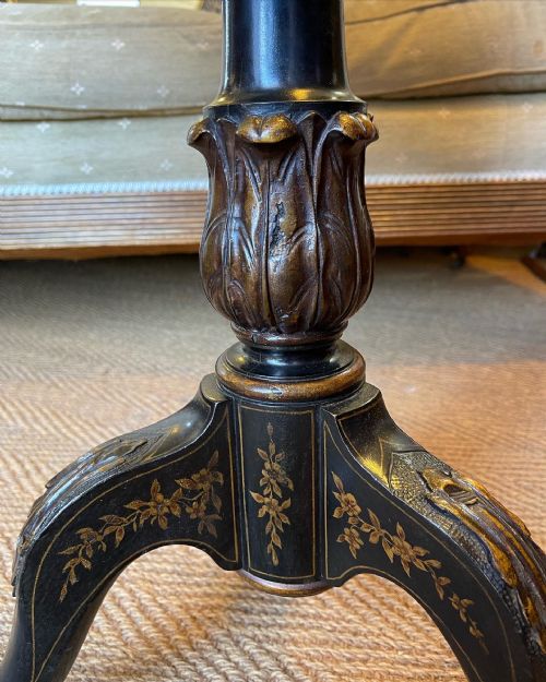 CHINOISERIE PEDESTAL TABLE - ADDITIONAL PHOTO 8