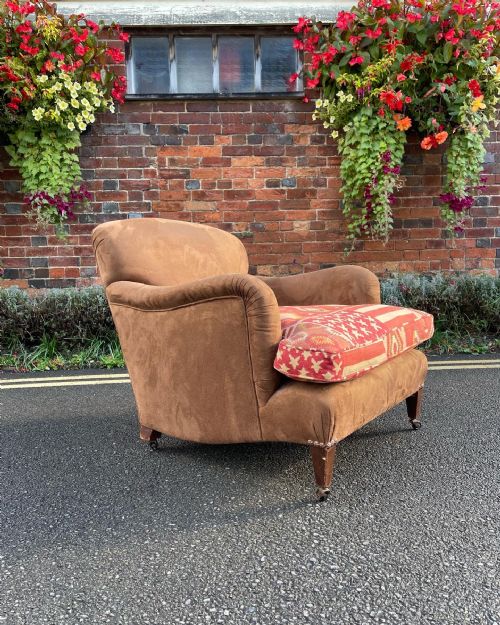 howard style armchair - CATEGORY: ANTIQUE CHAIRS - DATED 1920