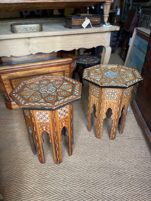pair of liberty work tables - CATEGORY: ANTIQUE TABLES - DATED 19TH CENTURY