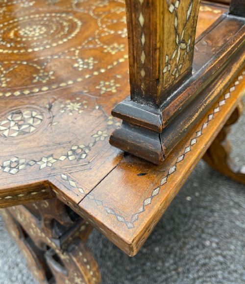 EASTERN MEDITERRANEAN INLAID ARMCHAIR - ADDITIONAL PHOTO 6