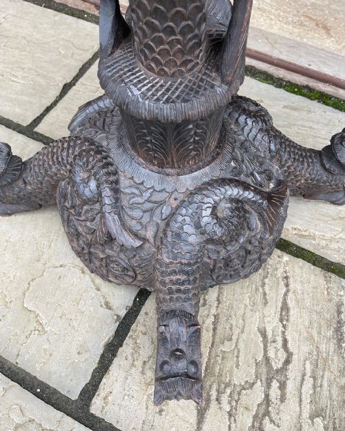 PAIR OF ANGLO INDIAN PLANT STANDS - ADDITIONAL PHOTO 4