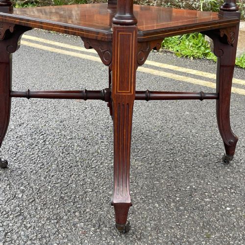 LATE VICTORIAN ROSEWOOD TABLE - ADDITIONAL PHOTO 4