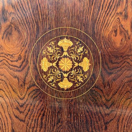 LATE VICTORIAN ROSEWOOD TABLE - ADDITIONAL PHOTO 7