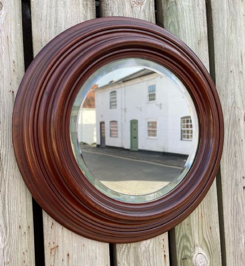circular victorian mirror - CATEGORY: ANTIQUE MIRRORS - DATED VICTORIAN