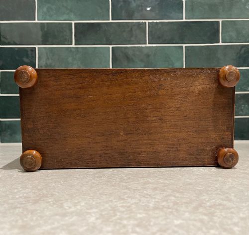NINETEENTH CENTURY BIRDSEYE MAPLE TEA CADDY - ADDITIONAL PHOTO 3