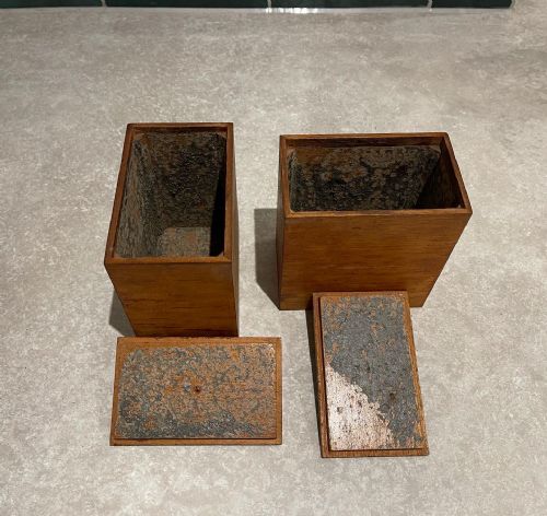 NINETEENTH CENTURY BIRDSEYE MAPLE TEA CADDY - ADDITIONAL PHOTO 5