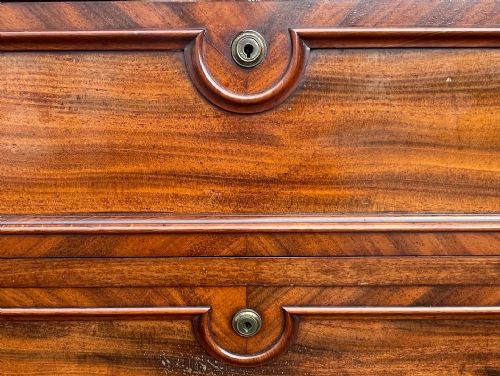 NINETEENTH CENTURY MAHOGANY CHEST - ADDITIONAL PHOTO 5