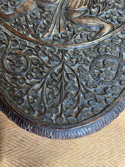 MATCHED PAIR OF INDIAN TABLES - ADDITIONAL PHOTO 2