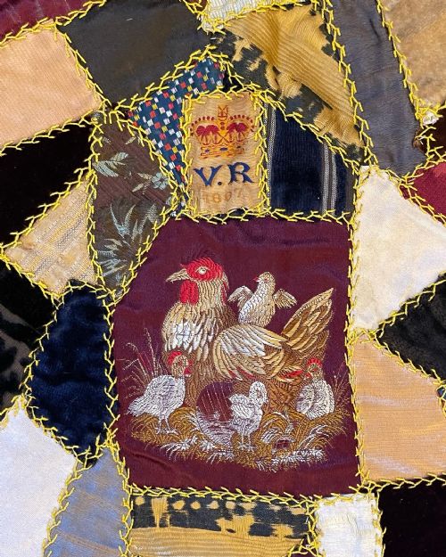 VICTORIAN CRAZY QUILT - ADDITIONAL PHOTO 3