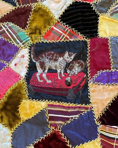 VICTORIAN CRAZY QUILT - ADDITIONAL PHOTO 6